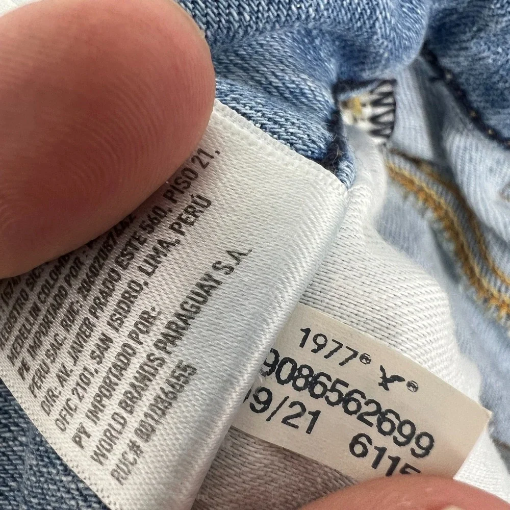 American Eagle Airflex + Temp Tech Athletic Skinny‎ Jeans Mens Size 29x32 Blue